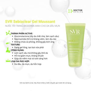 SVR Sebiaclear Gel Moussant